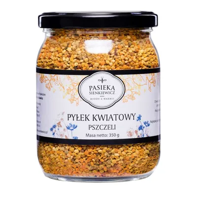 Zdjęcie produktu dla Pyłek kwiatowy pszczeli 350g PASIEKA SIENKIEWICZ