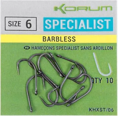 Obrázok produktu pre Korum Xpert Specialist - Barbless veľkosť 16