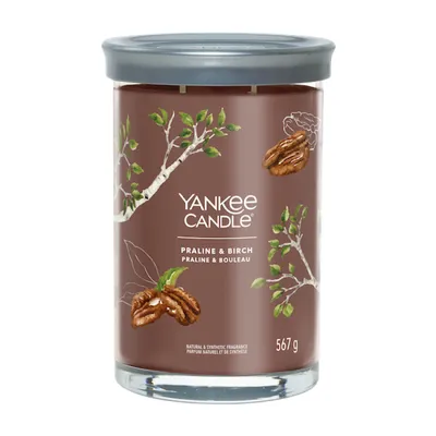 Zdjęcie produktu dla Yankee Candle - Praline & Birch Signature Tumbler Candle - Świeca zapachowa 567.0g