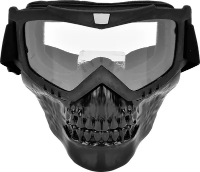 Image de Outdoor -crâne -casque de moto -masques faciaux à lunettes -moto -jumelles de course (transparentes)