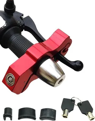 Obrázek produktu pro Odolný motorový slot pro jízdní kola a motocykly (červený)