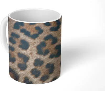 Produktbild von MuchoWow® Tasse Kaffeetasse Kaffeebecher 350 ml Leopardenmuster Teetasse - Fototasse - Becher - Keramikbecher - Teebecher - Kaffeetasse - Bürotasse