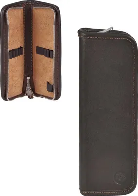 Produktbild von Sonnenleder Schüleretui Stifteetui Federtasche Leder Lenz Stiftetui mocca braun 801-384-77