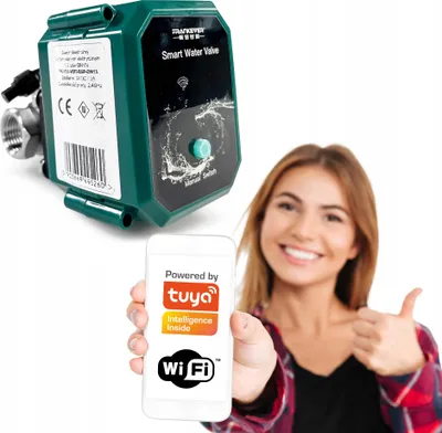 Obrázek produktu pro Tuya FK-V02-WiFi-BSP-DN15 Inteligentní elektrický 1/2″ WiFi ventil na vodu