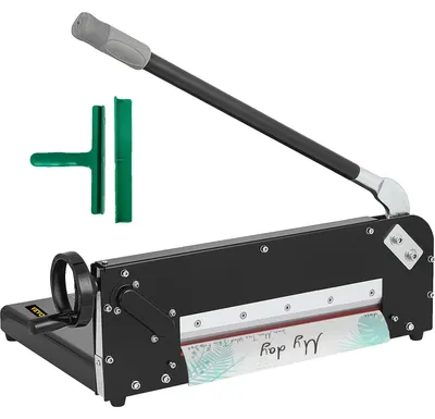 Immagine prodotto di **Taglierina manuale larga 12" - Taglierina per carta A4 con pinza e blocco di sicurezza**