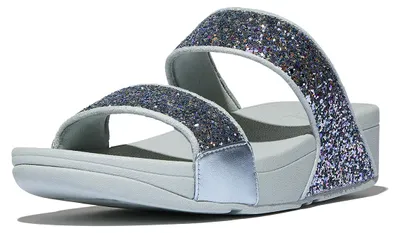 Productafbeelding van FITFLOP FitFlop Lulu Multi-Tonal Glitter Slides BLAUW 40