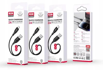 Produktbild von XO NB238 Ladekabel Micro-USB 3m 2.1A Schwarz