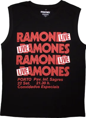 Produktbild von Ramones - Ärmelloses Oberteil für Herren/Damen Uni RO13489 (XL) (Schwarz)