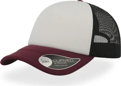Produktbild von Atlantis RAPP | Original Trucker Cap - Farbe: White/Black/Burgundy - Größe: One Size