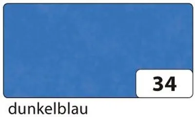 Image de Folia 88120-34 Papier transparent - bleu foncé, 70 cm x 100 cm, 42 g/m²