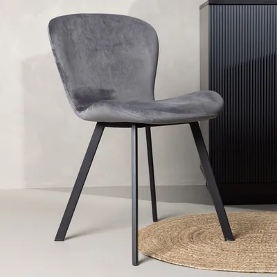 Produktbild von Venture Home Stuhl Lilja Grau 2er-Pack