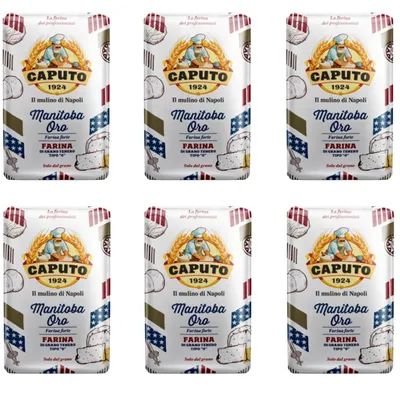 Produktbild von Pizzamehl Manitoba Oro 1 kg – Caputo-6x