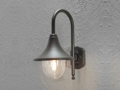 Produktbild von LED Downlight Außenwandleuchte Fassadenbeleuchtung & Hausbeleuchtung, Schwarz