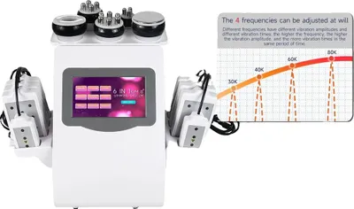Image de Appareil à cavitation par ultrasons, raffermissement du corps, conception ergonomique, 30 kHz, 40 kHz, 60 kHz, 80 kHz, prise européenne