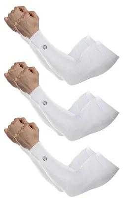 Produktbild von Kühlende Arm-Ärmel UV-Schutz 3 Paar Weiß