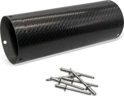Produktbild von Schalldämpferhülle LeoVince Auspuff-Ersatzteil Hülle Endschalldämpfer, Ø 90mm 240mm