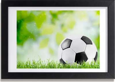Produktbild von Bild 30x20 MDF-Rahmen, Wandkunst Fußball