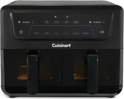 CUISINART Airfryer AFD10XBLE - 10,4 l Fassungsvermögen - Doppeltank - Schwarz - 2400 W