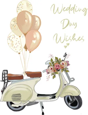 Produktbild von Serviette "Wedding Day Wishes", 20 Stück