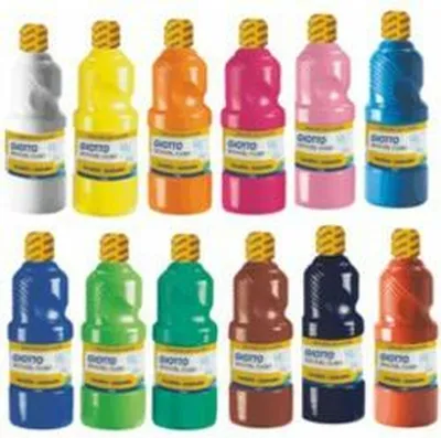 Obrázek produktu pro Tempera Giotto tyrkysová 1 l (6 kusů)