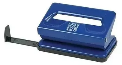 Produktbild von Locher für 12 Blatt, blau – Sax