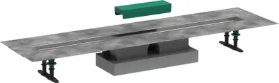 Immagine prodotto di hansgrohe uBox universal kit complet, installation plate 1000 pour kit de finition de caniveau de douche, 56020180, 56020180