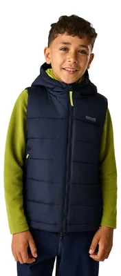 Productafbeelding van Regatta - "Lofthouse" Weste voor kinderen, model RG13598 (128) (Marine/Limoen)