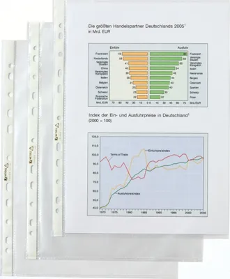 Produktbild von Prospekthüllen A4 50my glasklar VE=10x100 Stück