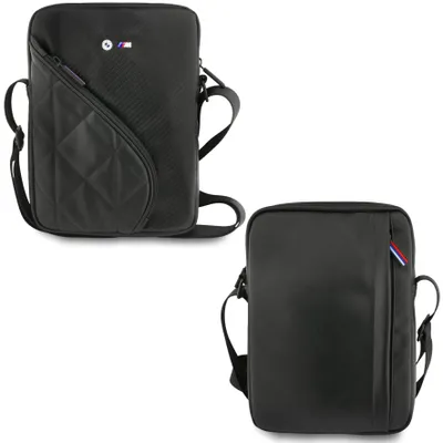 Produktbild von Tasche BMW Carbon Pockets and Metal Logo für Geräte bis 10", Schwarz
