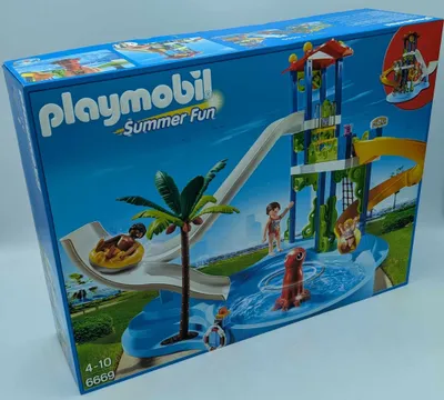 Produktbild von PLAYMOBIL 6669 - Aquapark mit Rutschentower