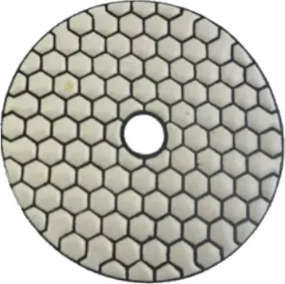 Produktbild von Trade-Shop 100mm M14 Trocken Diamant Schleifscheibe / Polierscheibe / Polierpad für Klett Schleifteller Winkelschleifer Schleifmaschine / Körnung 800