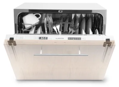 Image de Klarstein Mini Lave Vaisselle de 6 Couvert, Lave-vaisselles Silencieux, 6 Programmes de Lavage, Petit Lave-vaisselle de Table Compact, Lave vaisselle Portable, Facile à Installer pour Maison, Bureau