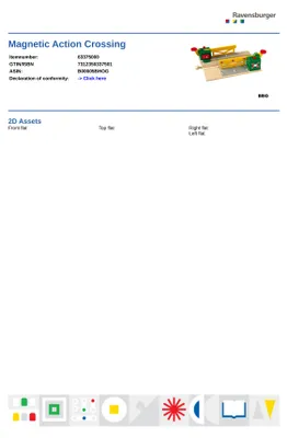 Produktbild von Magnetische Kreuzung BRIO 63375000