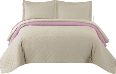 Produktbild von Tutumi Tagesdecke Inez 220X240 Beige Pink