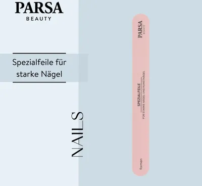 Produktbild von PARSA Beauty Essential Spezialfeile für starke Nägel, Maximale Kraft fürs Formen