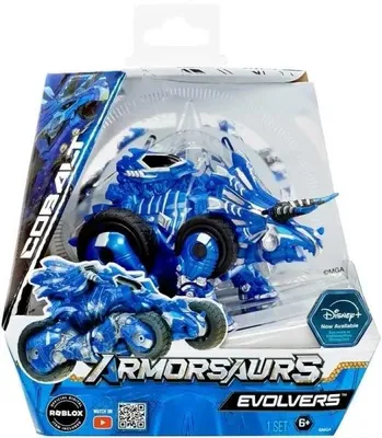 Produktbild von MGA Entertainment Armorsaurs Evolver- Cobalt, 6 Jahr(e), Blau, Kunststoff