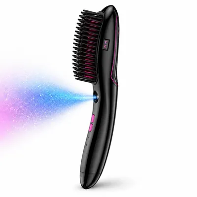 Produktbild von 2-in-1 Glätten & Locken, 4000mAh Akku, mit Feuchtigkeitsspray, 3 Heizstufen 160–200°C, Keramik-Heizung, Anti-Frizz Styling für alle Haartypen