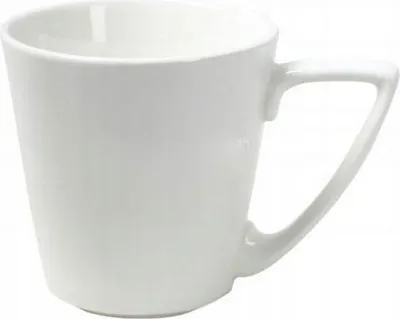 Produktbild von Schräge weiße Tasse für Kaffee und Tee 220 ml
