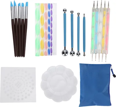 Produktbild von 25pcs Doting Malerei Tool Mandala DIY Set Kreativität Zeichnen Schablonenmittelzubehör