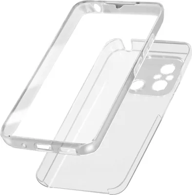 Produktbild von Schutzhülle für Xiaomi Redmi 12C, Vorder- + Rückseite – Transparent