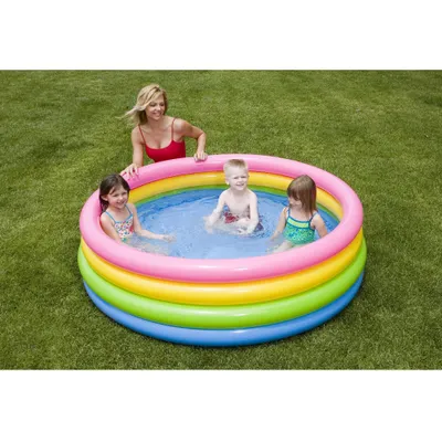 Produktbild von Intex Sunset Glow Pool, Aufblasbarer Pool, 780 l, Rund, 3 Jahr(e), Sunset Glow Pool, Vinyl