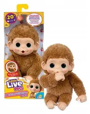 Immagine prodotto di Little Live Pets - Mini scimmietta Pepi Peach - Cobi