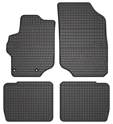 Produktbild von Gummi-Fußmatten für Peugeot 407 2004-2011 (Coupé/Limousine/Kombi) – 4-tlg, Schwarz, passgenau – Wielganizator SolidPRO