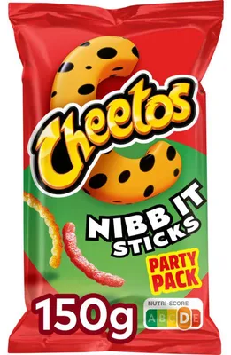 Produktbild von Cheetos Nibb-it Sticks 150g – Knusprige, würzige Mais-Snack-Sticks
