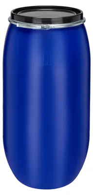 Produktbild von Garronda 150L Plastikfass Lebensmittelfass aus HDPE-Plastik für Haus&Garten GD-0078, Blau