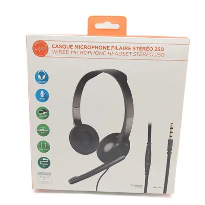Produktbild von Mobility Lab ML300719, Stereophonisch, Kopfband, Schwarz, verkabelt, 2x 3.5 mm (1/8"), ohraufliegend