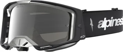Obrázok produktu pre Alpinestars Vision 8 Amber Mirror – motokrosový štít, čierno-strieborný, univerzálna veľkosť