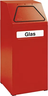Image de Stumpf Sortsystem 65, RAL 3000/3000, récipient intérieur galvanisé, 65 litres