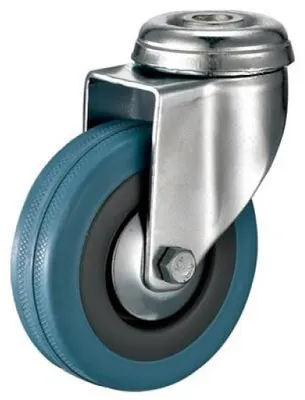 Immagine prodotto di Zestaw jezdny z kołem szarym śr. 75mm/60kg, otwór mocujący
