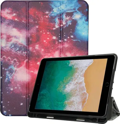 Immagine prodotto di iPad 5 2017 9,7 pollici, iPad 6 2018 9,7 pollici, iPad Air 1 2013, iPad Air 2 2014 Hülle: imoshion Design Trifold Klapphülle